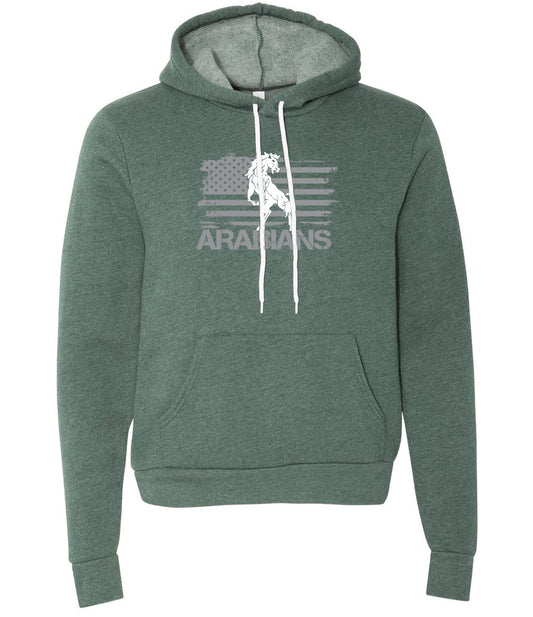 Arabians Flag Fleece Hoodie