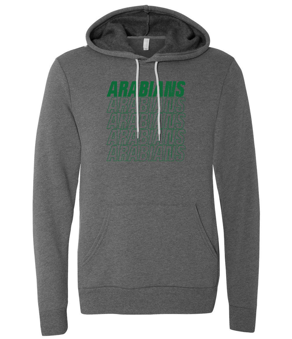 Arabians Outline Fleece Hoodie
