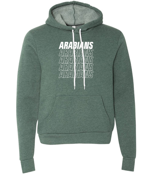 Arabians Outline Fleece Hoodie