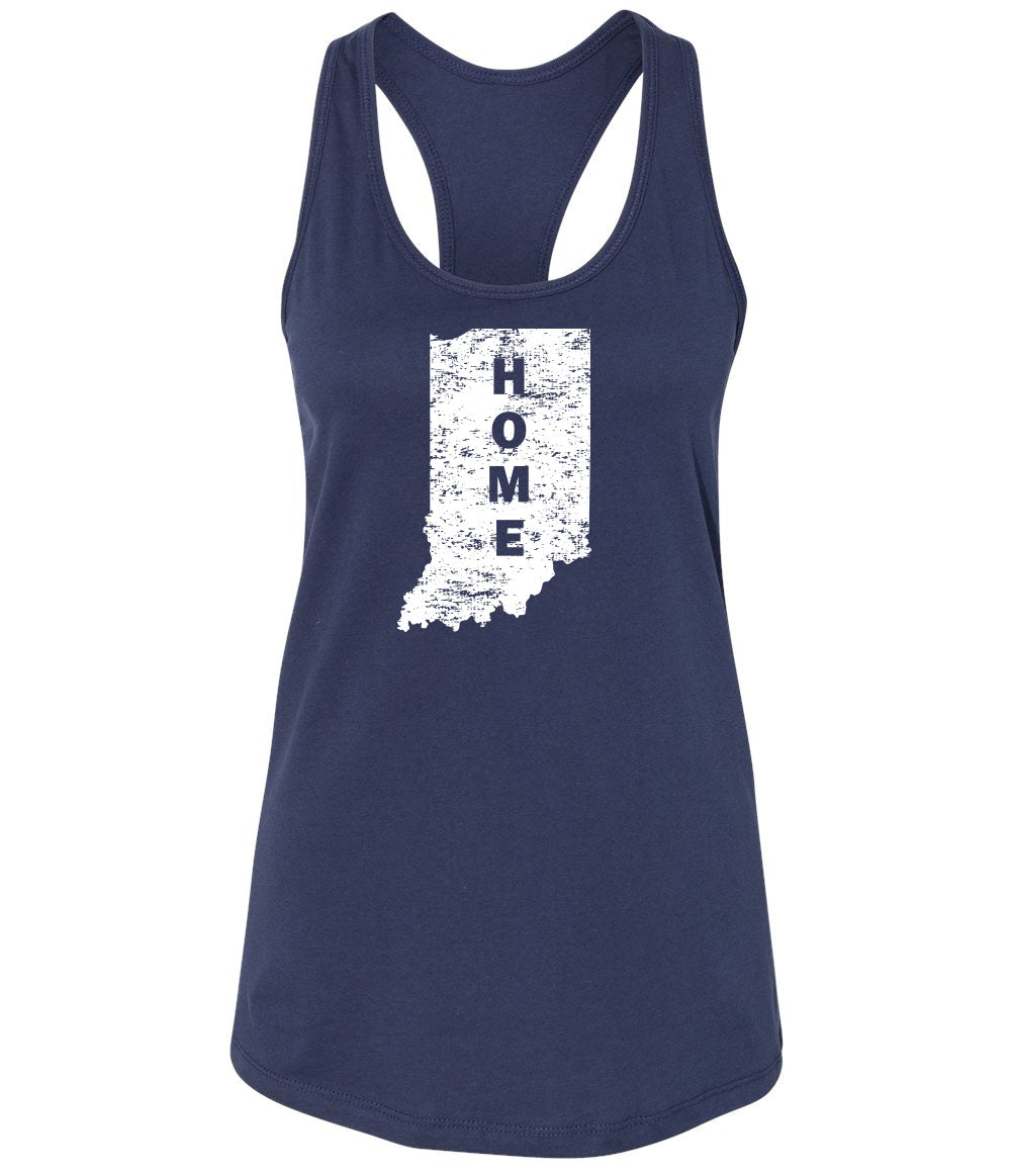 Indiana Home Navy Women's Jersey Racerback Tank