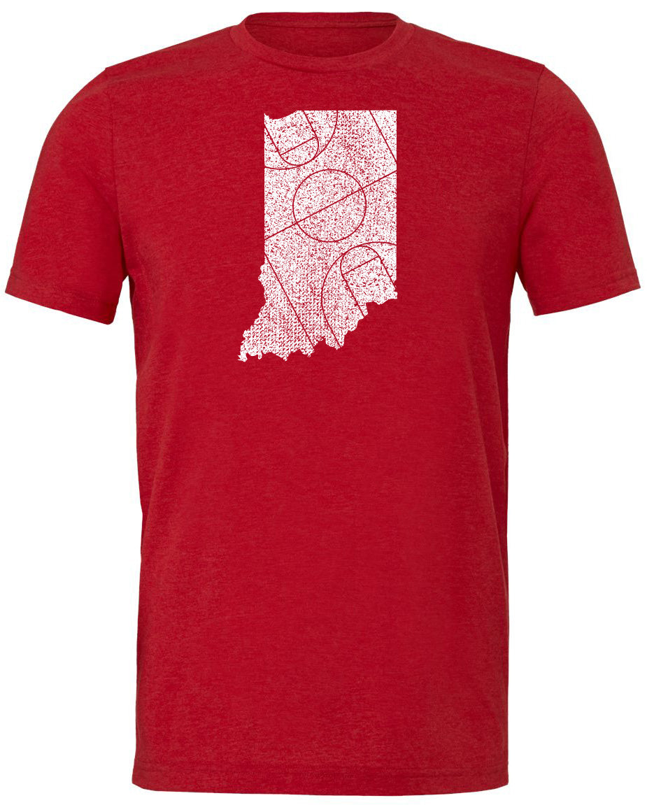 Indiana Basketball Heather Red Short Sleeve T-Shirt