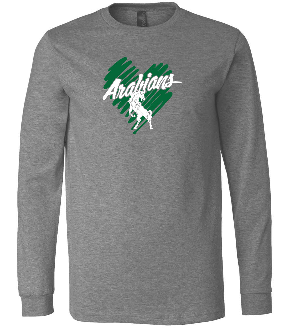 Arabians Heart Long Sleeve T-Shirt