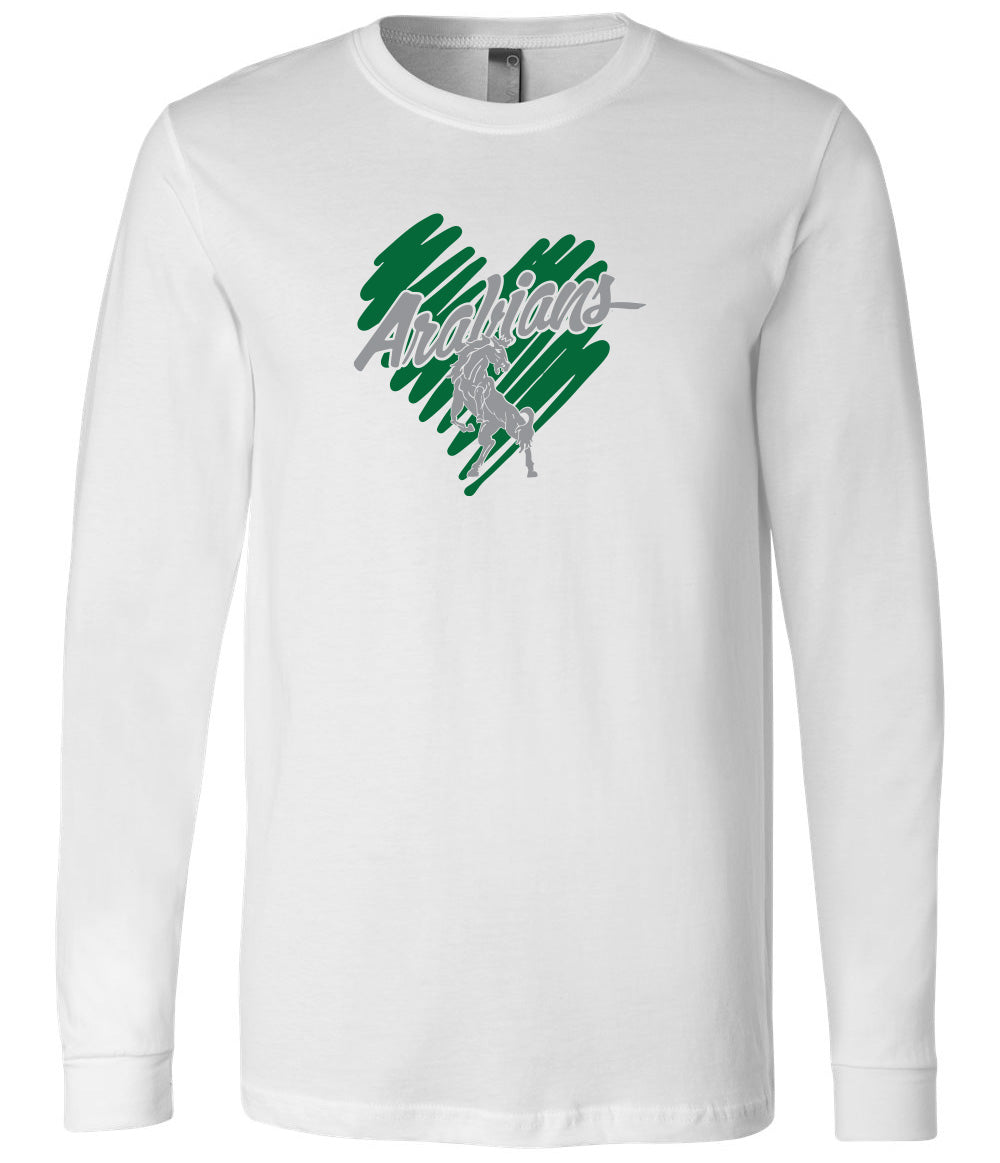 Arabians Heart Long Sleeve T-Shirt