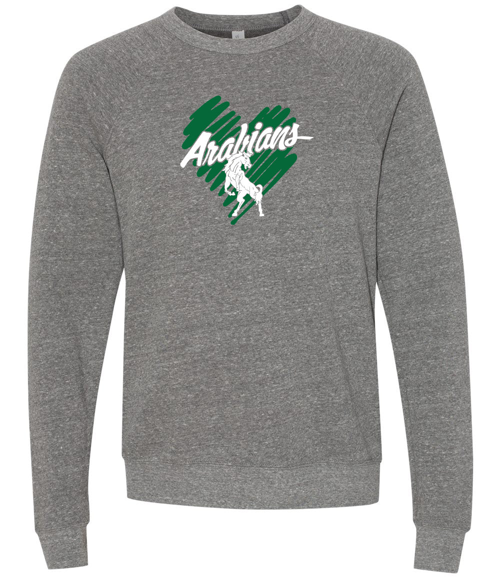 Arabians Heart Crewneck Sweatshirt