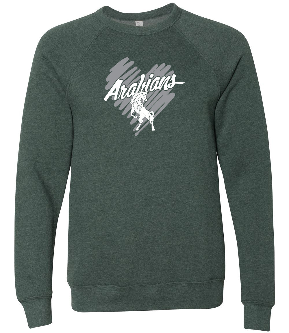 Arabians Heart Crewneck Sweatshirt