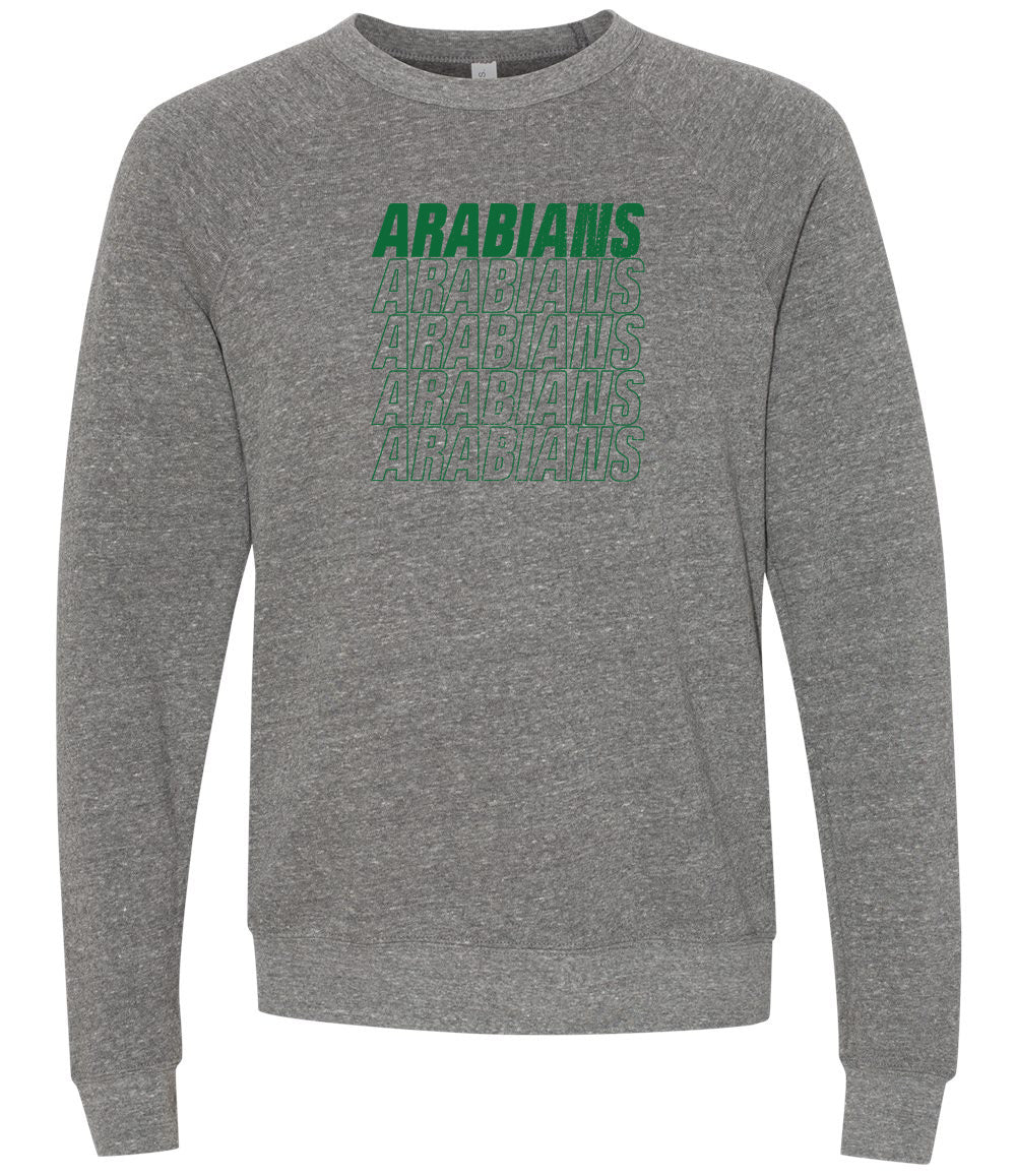 Arabians Outline Crewneck Sweatshirt
