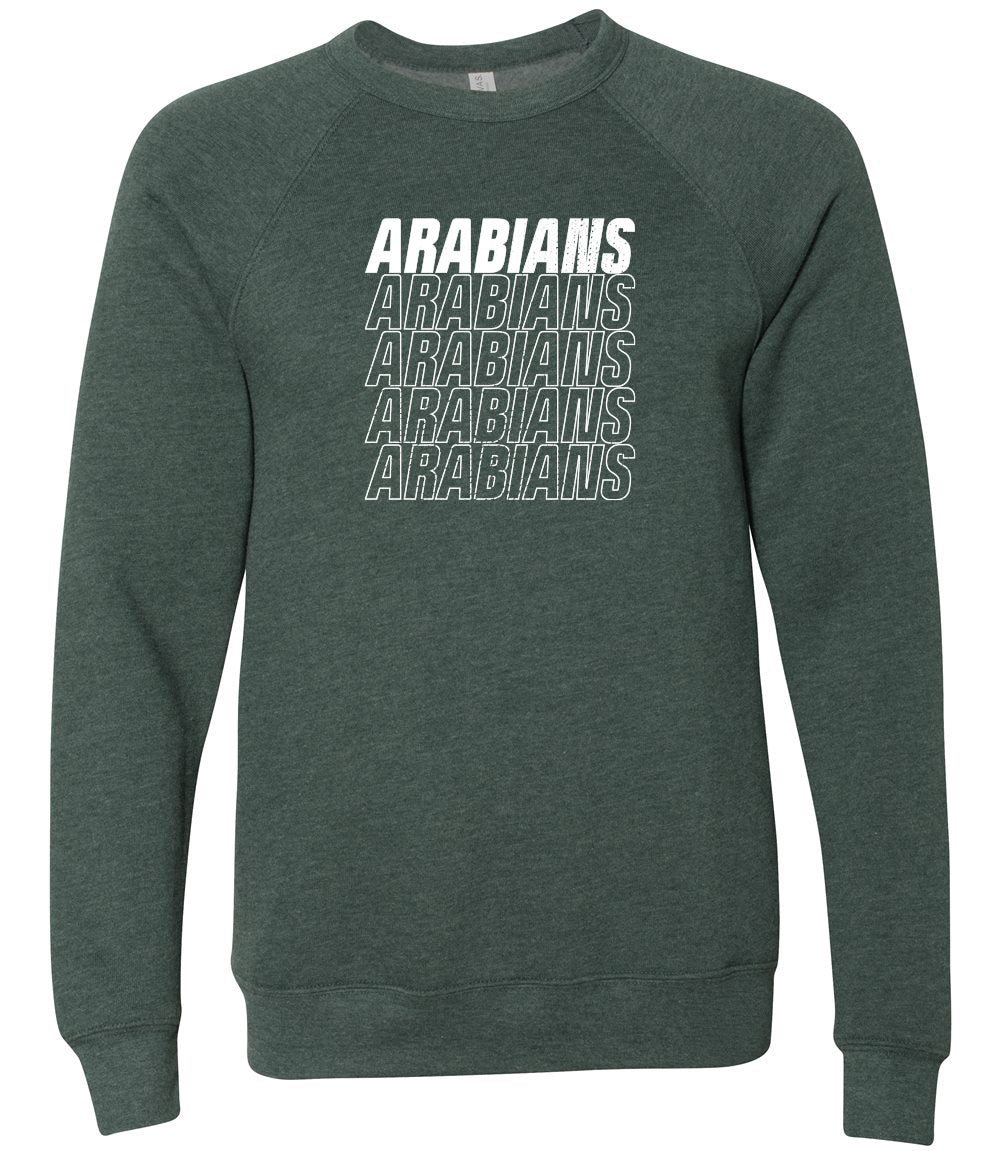 Arabians Outline Crewneck Sweatshirt