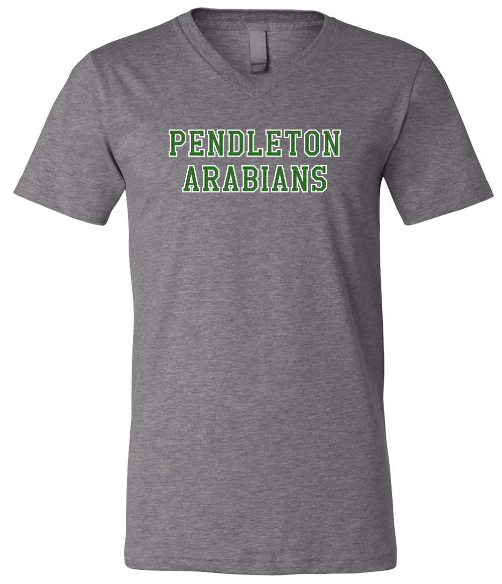 Pendleton Arabians Deep Heather Short Sleeve V-Neck T-Shirt