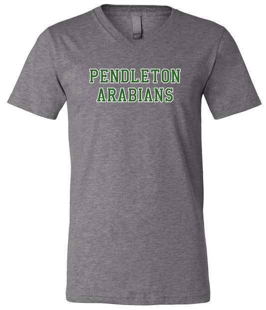 Pendleton Arabians Deep Heather Short Sleeve V-Neck T-Shirt