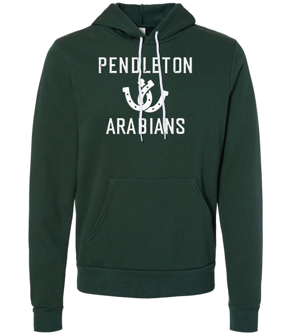 Pendleton Arabians Horseshoes Forest Pullover Hoodie