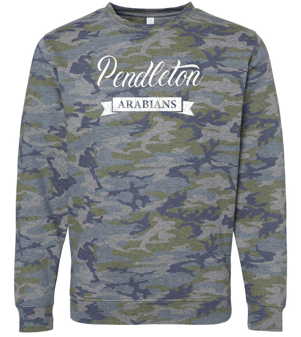 Pendleton Arabians Vintage Camo Crewneck Sweatshirt – Threads