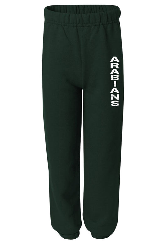 Arabians Forest Green NuBlend® Youth Sweatpants