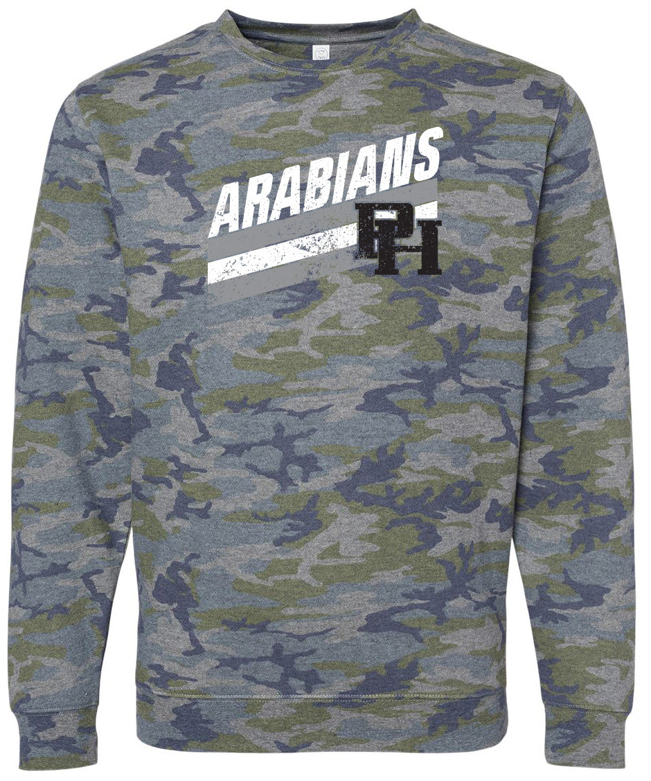PH Arabians Vintage Camo Crewneck Sweatshirt