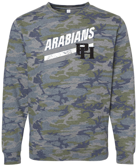 PH Arabians Vintage Camo Crewneck Sweatshirt