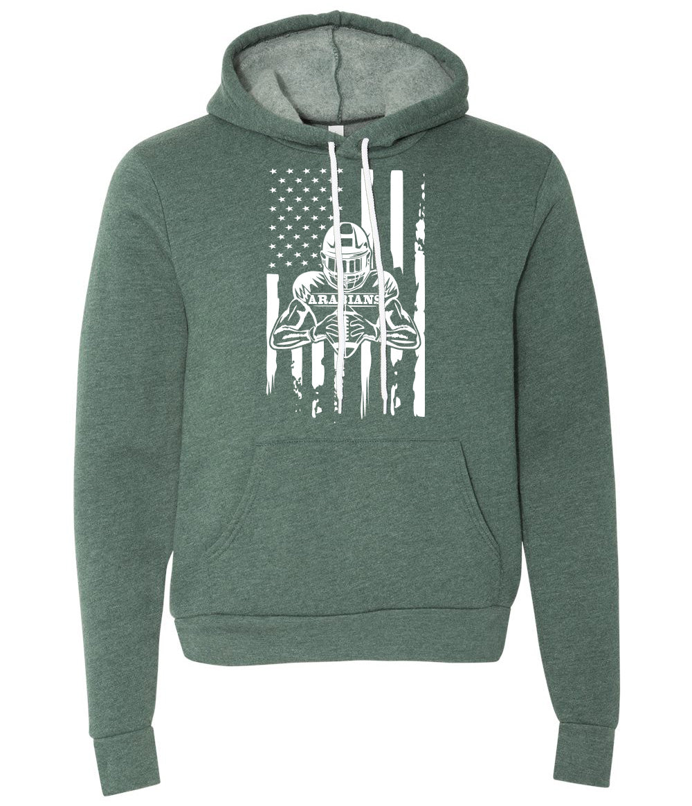 PH Football Arabians Flag Fleece Hoodie