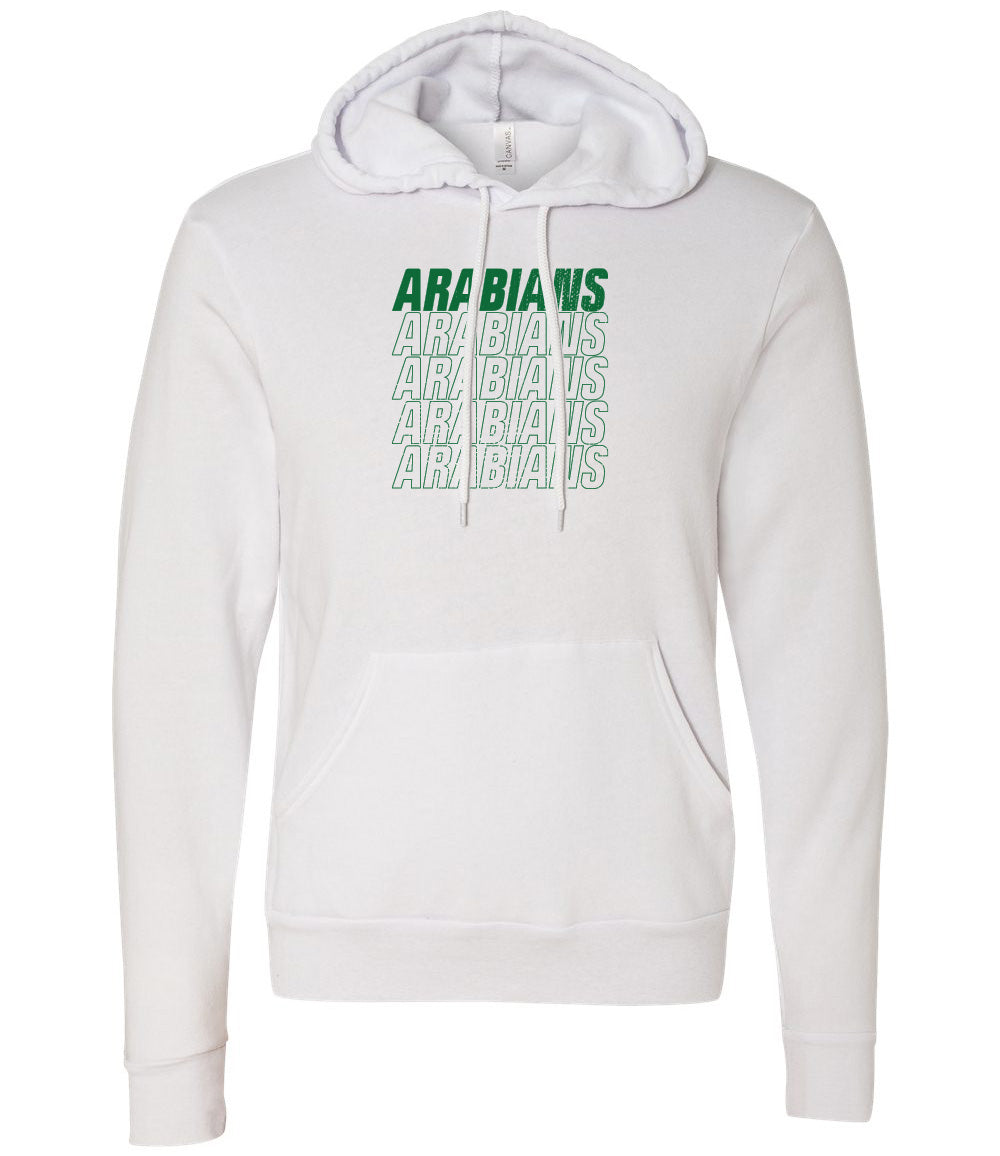 Arabians Outline Fleece Hoodie