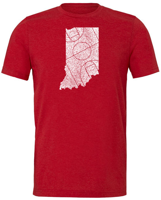 Indiana Basketball Heather Red Short Sleeve T-Shirt