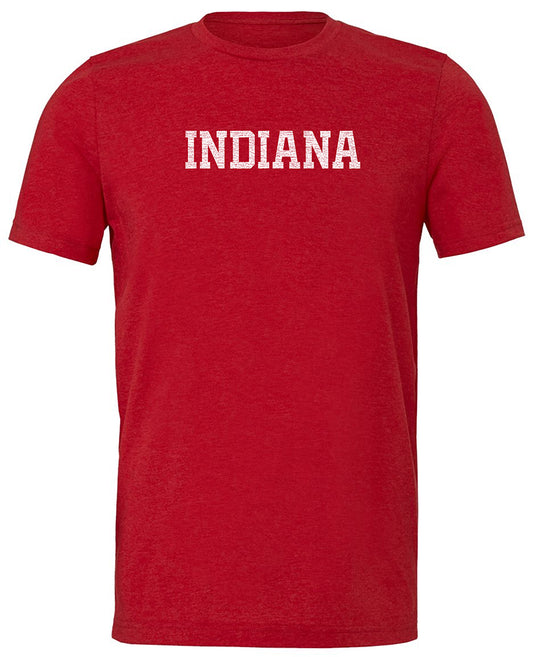 Indiana Heather Red Short Sleeve T-Shirt