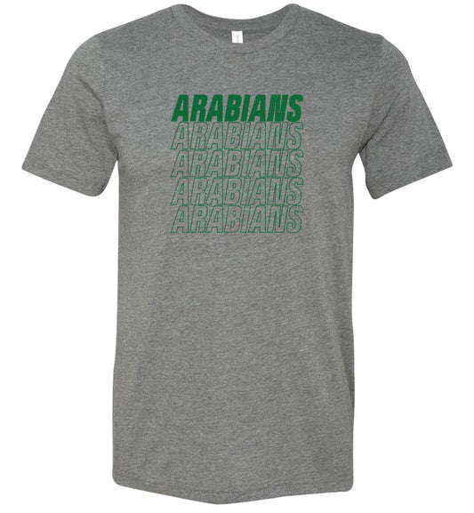 Arabians Outline Short Sleeve T-Shirt