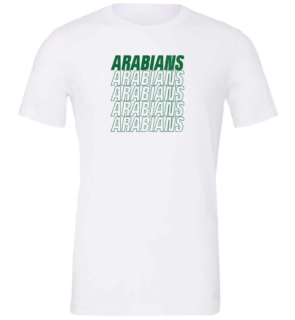 Arabians Outline Short Sleeve T-Shirt