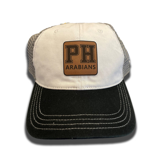 Pendleton Heights Arabians Leather Patch White/Charcoal/Black