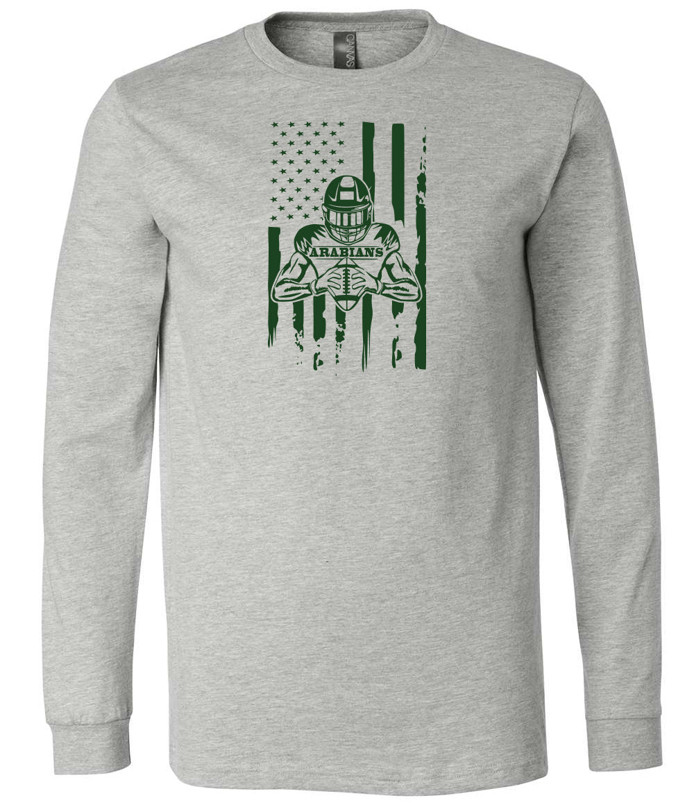 PH Football Arabians Flag Long Sleeve T-Shirt