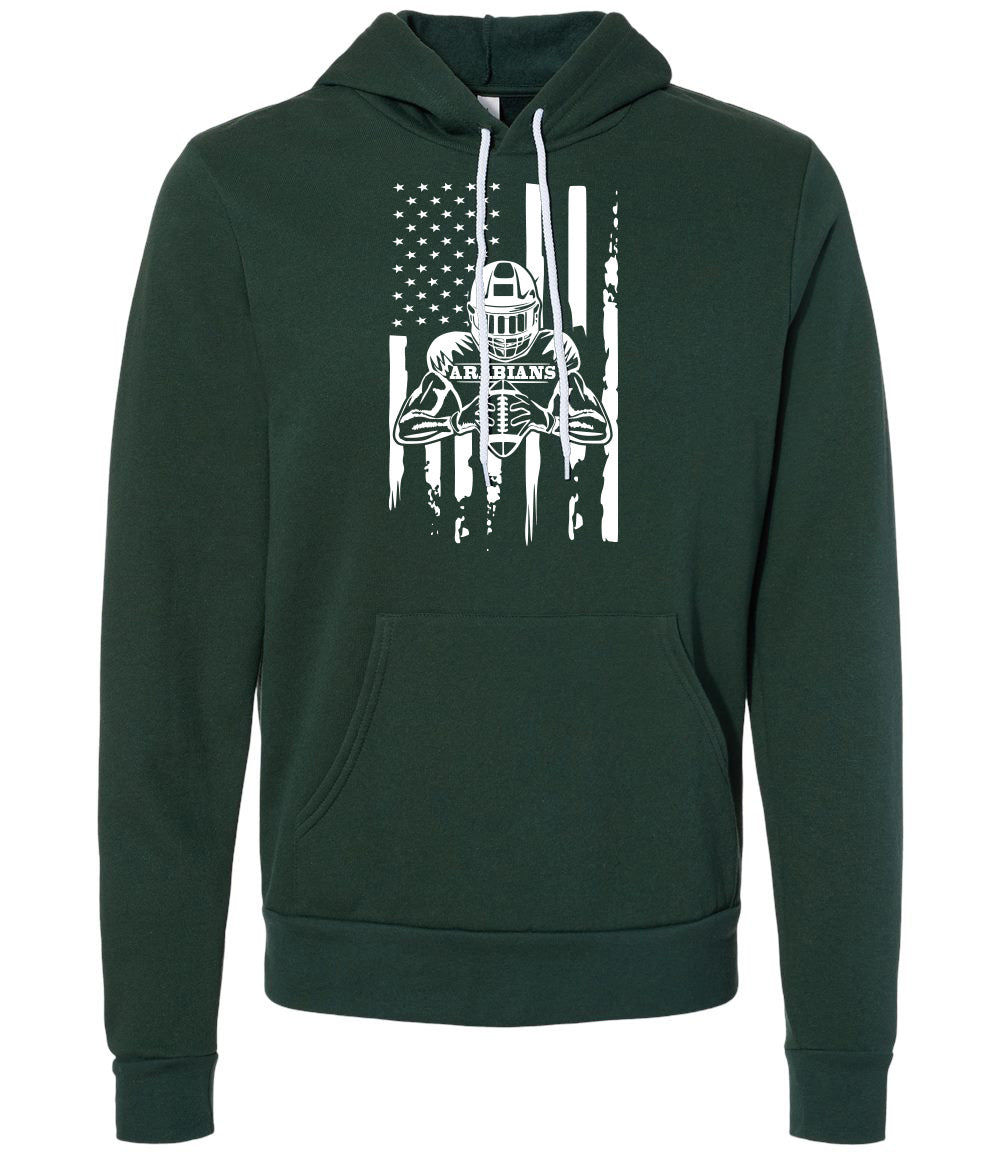 PH Football Arabians Flag Fleece Hoodie